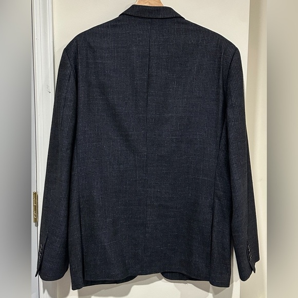 John Varvatos Luxe Wool Silk Linen Cashmere Blend Blazer Jacket - Picture 3 of 11